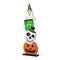 Glitzhome® 36" Halloween Wood Stacked Ghost, Frankenstein, Skull & Pumpkin Porch Décor